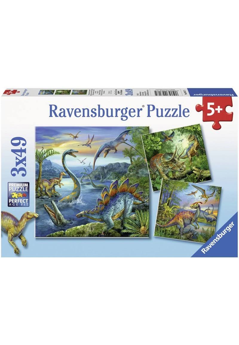 Ravensburger Dinosaur Fascination Jigsaw Puzzle - 3x49pcs
