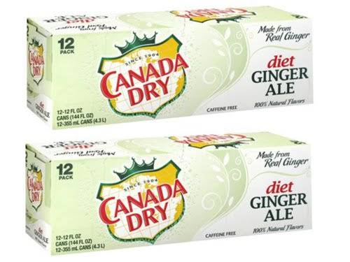 Canada Dry Diet Ginger Ale - 355ml