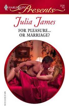 For Pleasure...Or Marriage? by Julia James - Used (Good) - 0373125364 by Harlequin Enterprises ULC | Thriftbooks.com