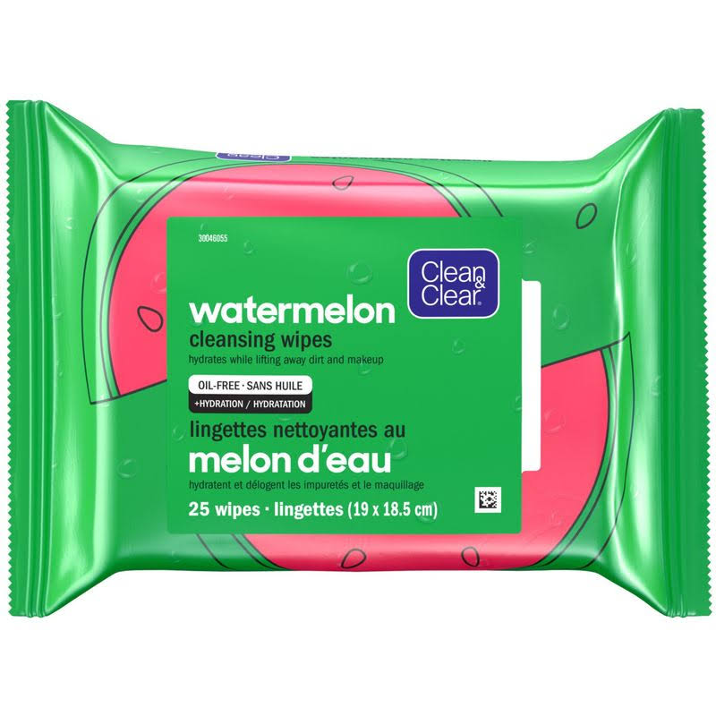 Clean & Clear Watermelon Facial Cleansing Wipes