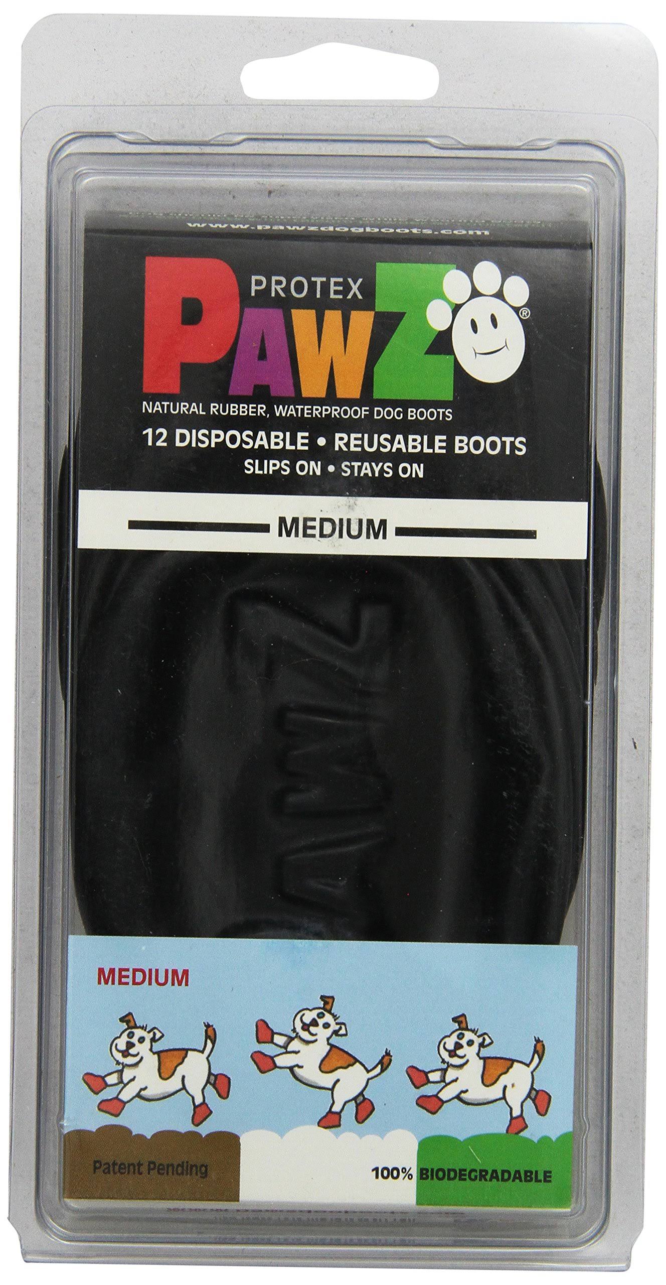 Pawz Water-Proof Dog Boot - Black, Medium