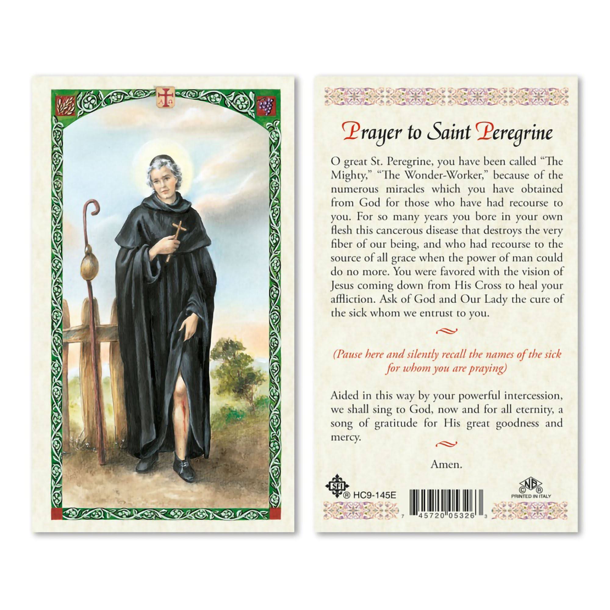 EWTN - Laminated Holy Card - Saint Peregrine