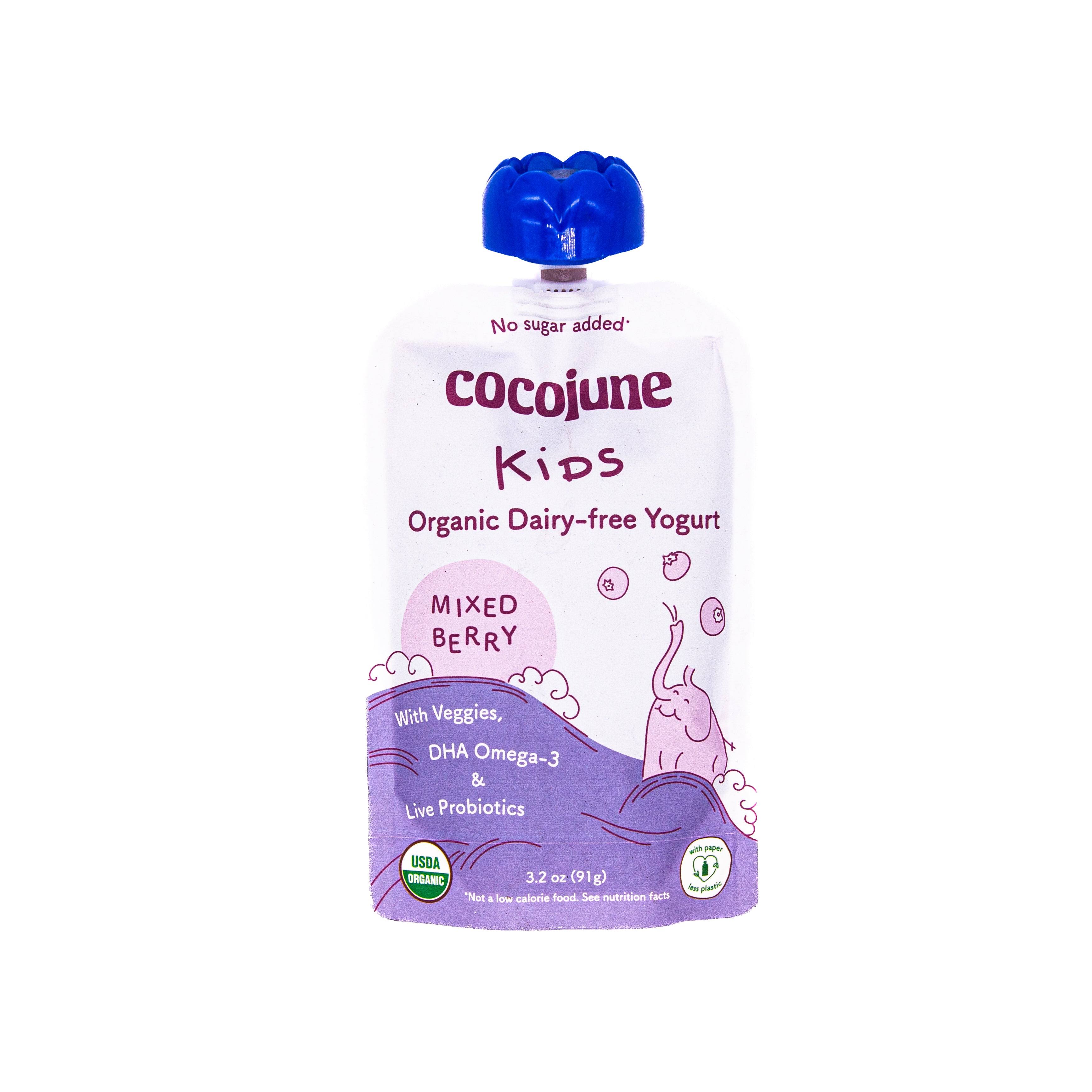 cocojune Mixed Berry Kids Organic Dairy-Free Yogurt - 3.2 oz