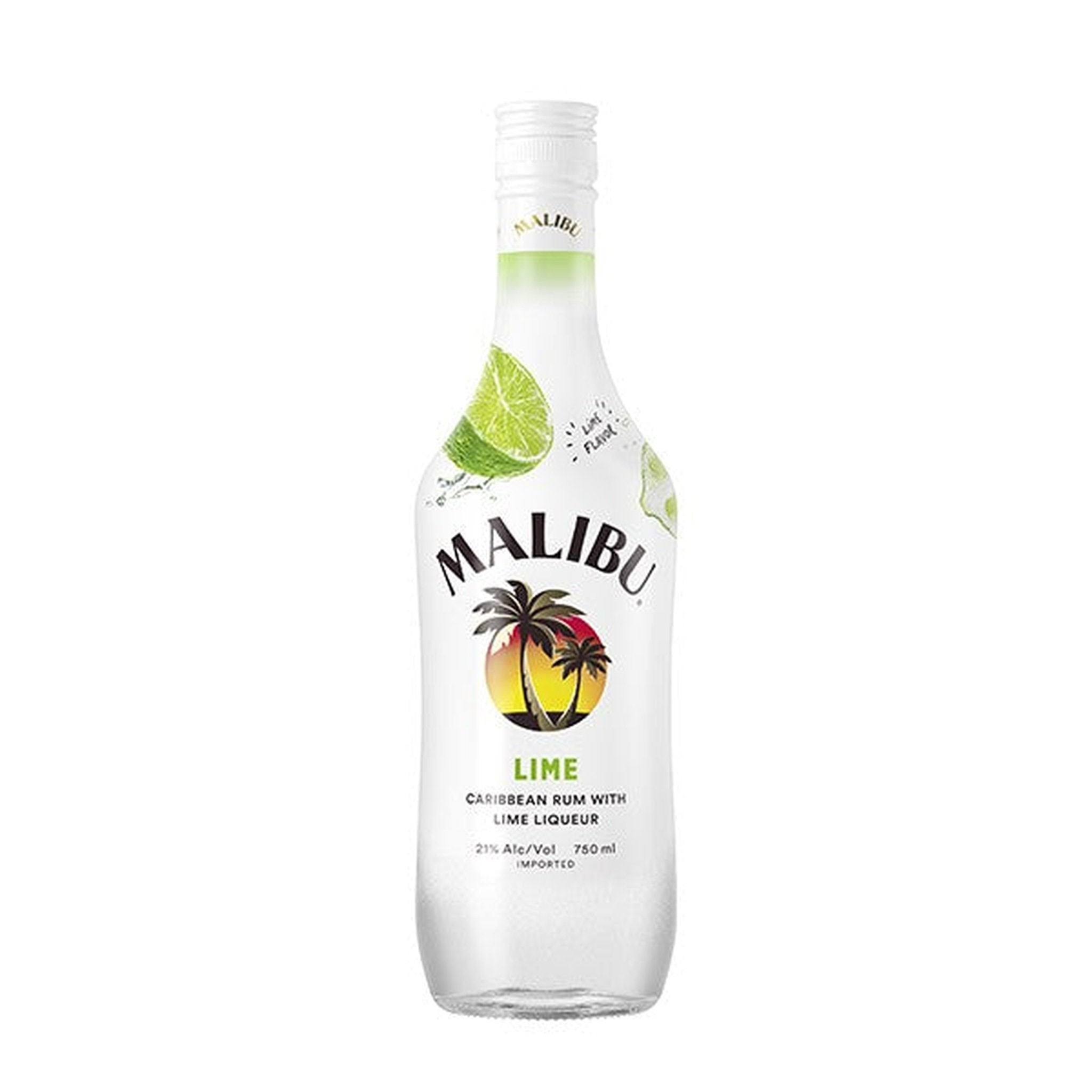 Malibu Rum, Lime - 750 ml