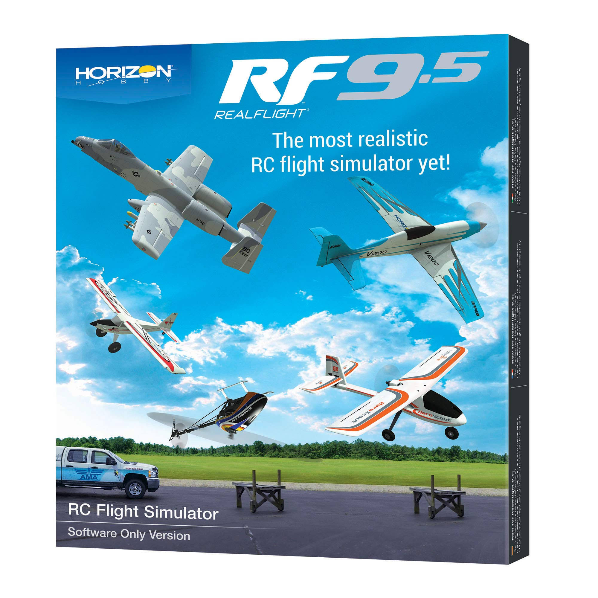 Realflight 9.5 Flight Simulator, Software Only, RFL1201