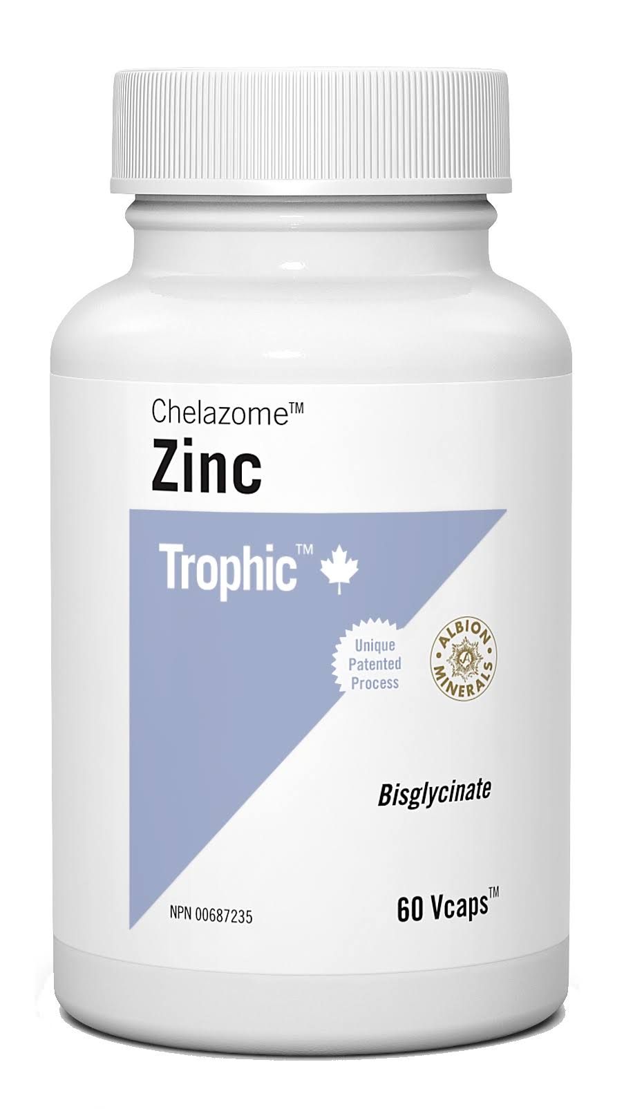 Trophic - Zinc Chelazome Vitamins - 60ct