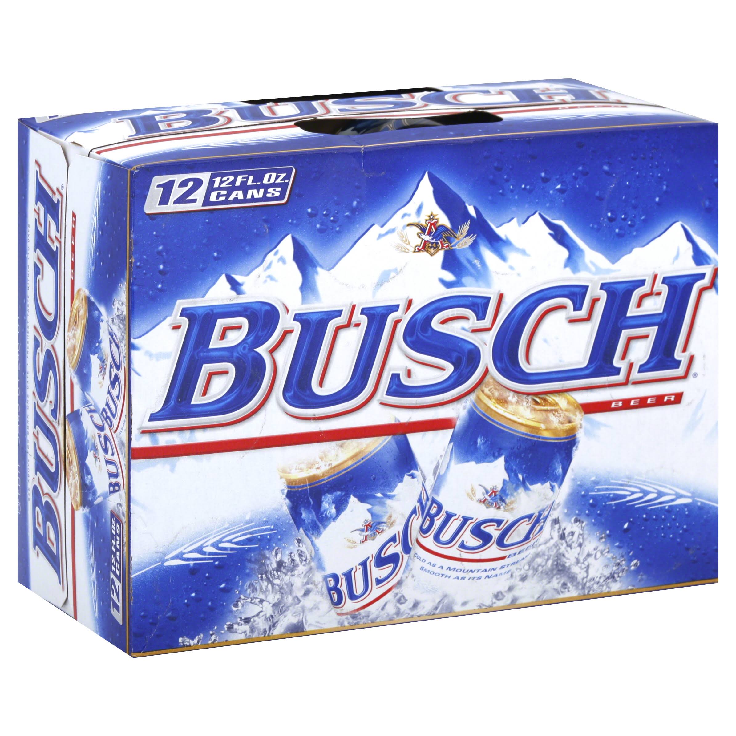 Busch Beer - 12 pack, 12 fl oz cans