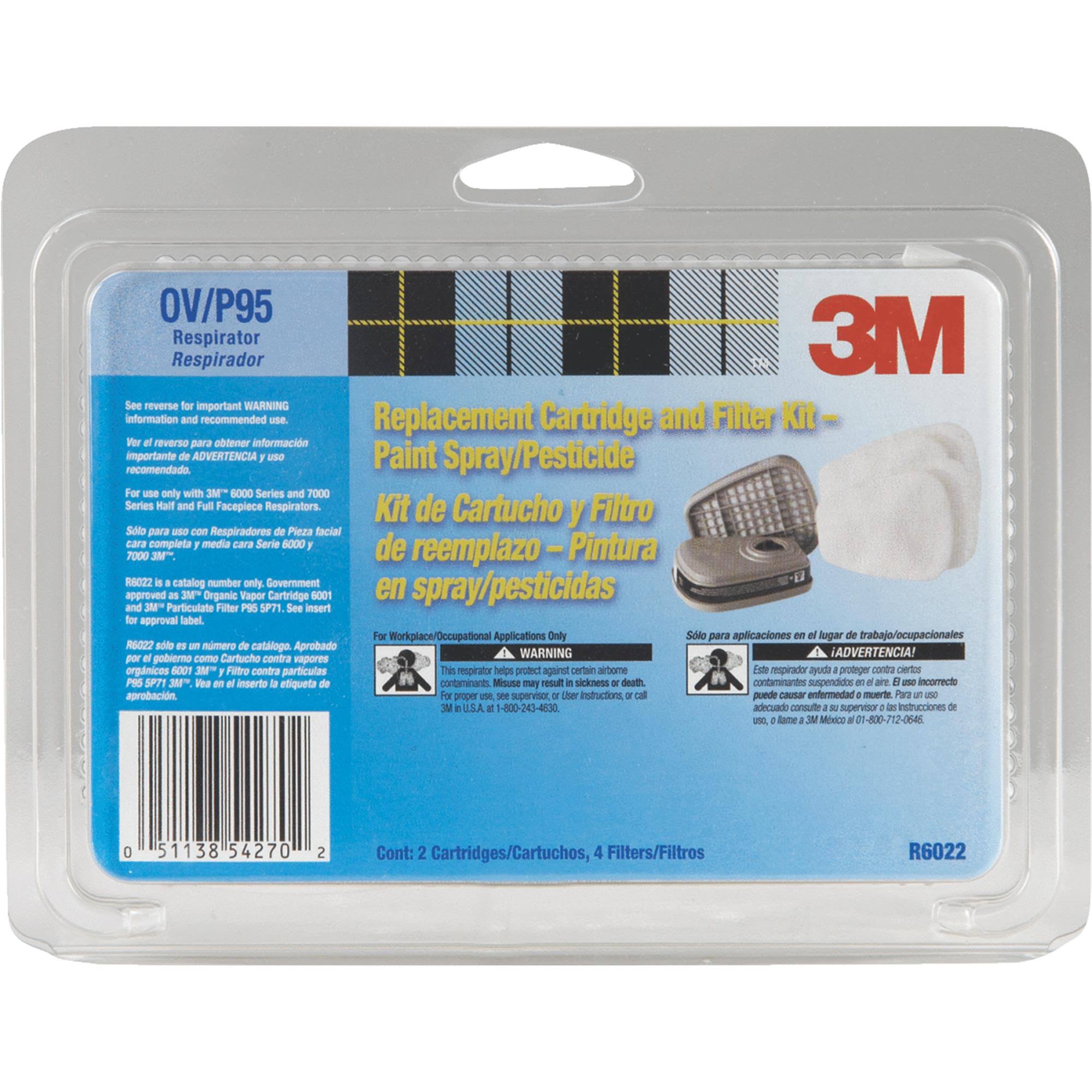 3M Respirator Replacement Filters Kit