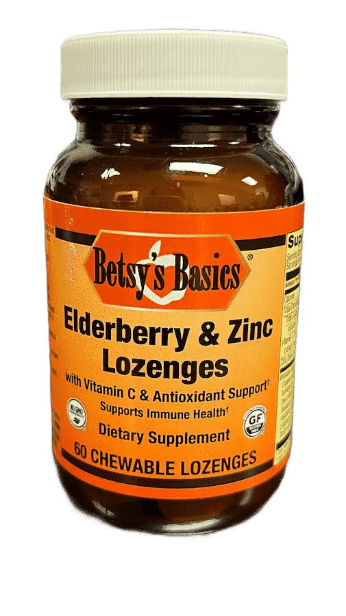 Baldwins Zinc & Elderberry 60 Vegetarian Lozenges