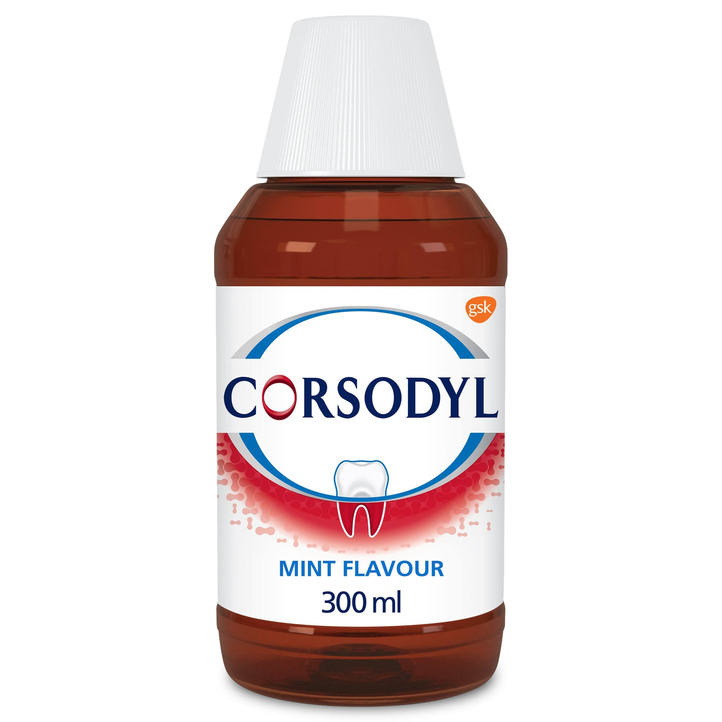 Corsodyl Mouthwash - Mint Flavour, 300ml