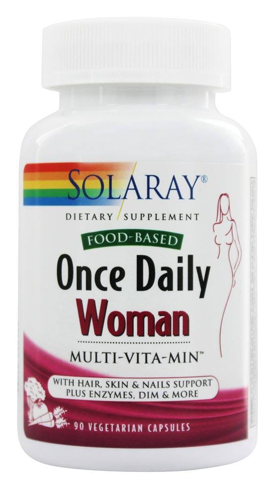 Solaray Once Daily Woman Multivitamin Capsules - 90 Capsules