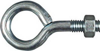 Stanley National Hardware 2160BC Eye Bolt - 5/16"x2-1/2" Zinc Plated, with Hex Nut