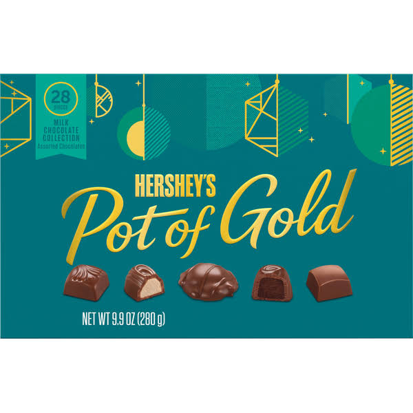Hershey's Holiday Pot of Gold Milk Chocolate Collection - 9.9oz/28ct