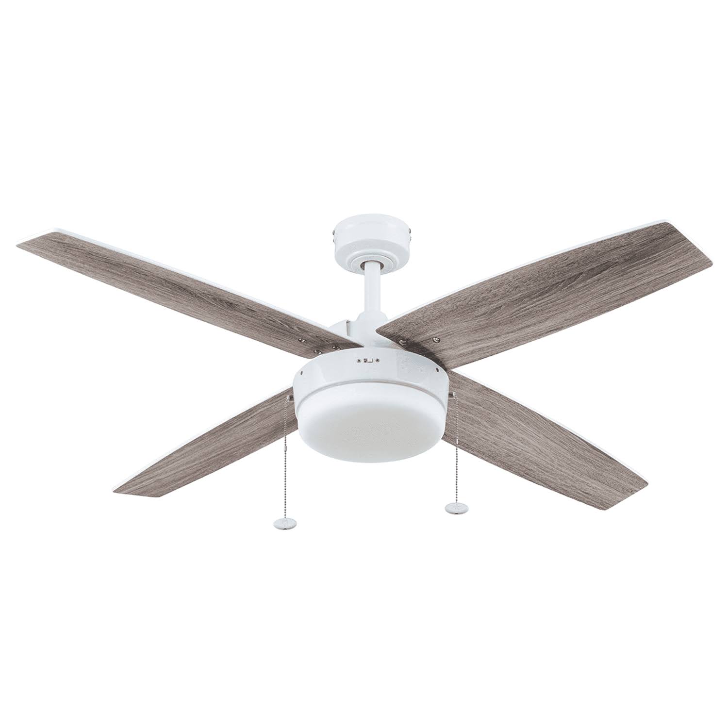 52" Prominence Home Memphis Indoor Farmhouse Ceiling Fan, Bright White