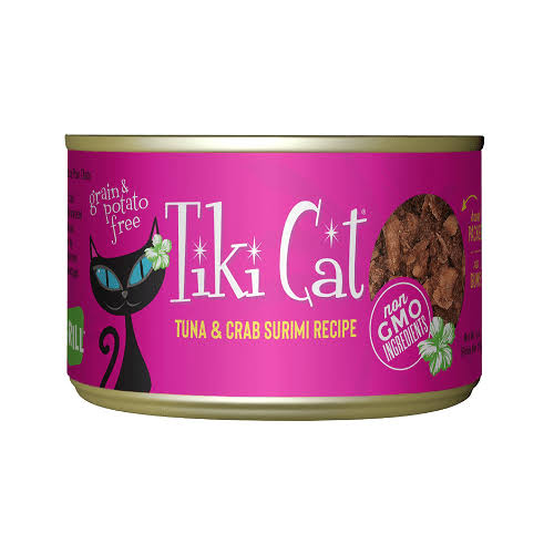 Tiki Cat Grill Tuna & Crab Surimi Recipe, 6-oz