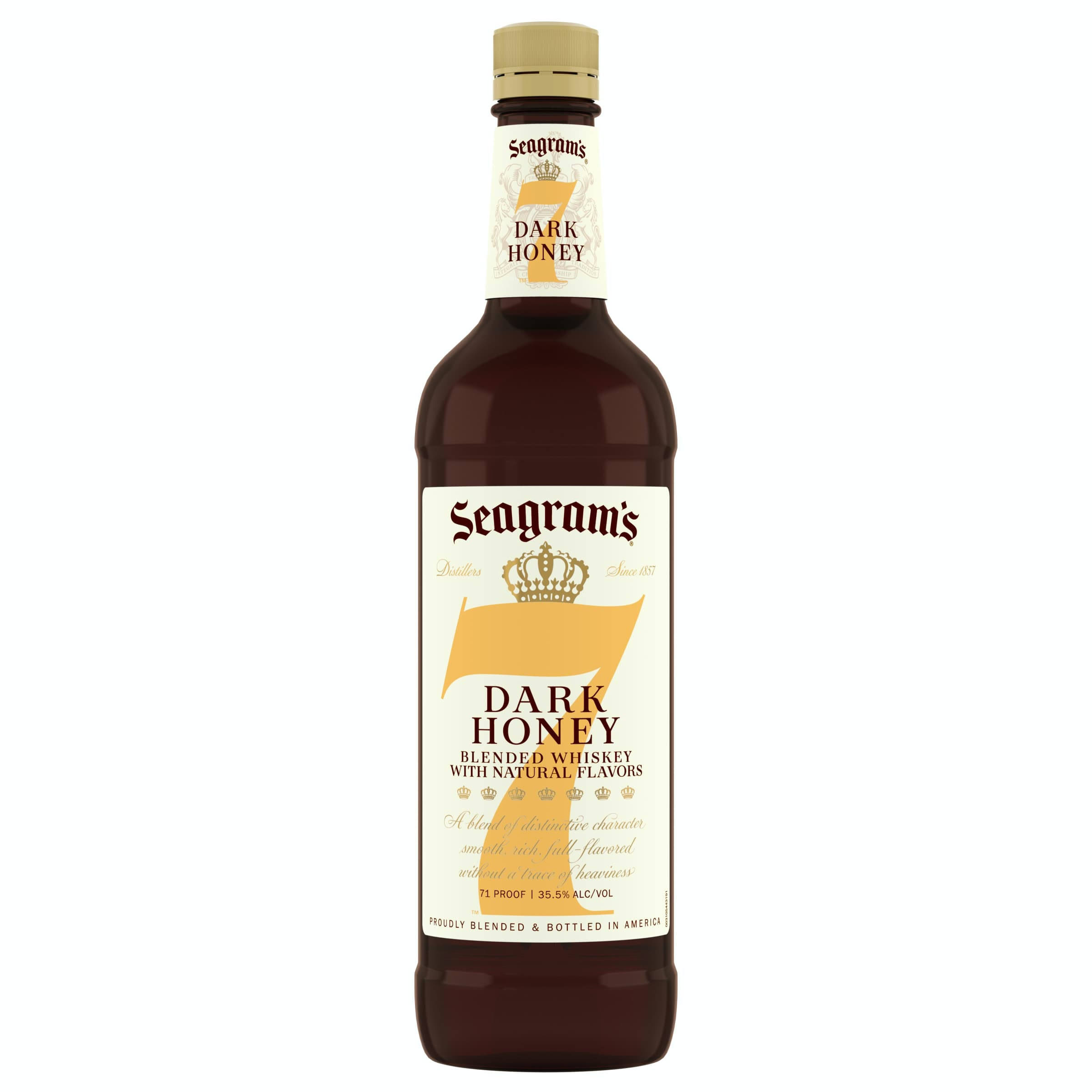 Seagram's 7 Crown Dark Honey Whiskey - 750ml