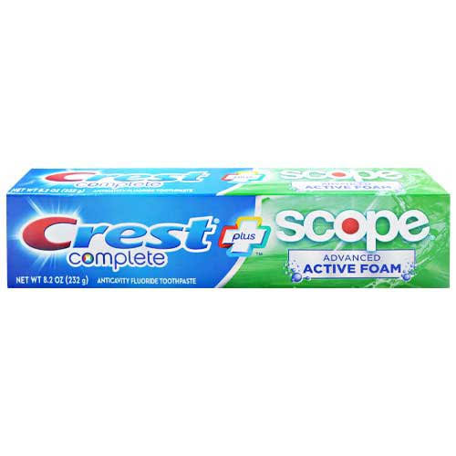 Crest Complete Scope Anticavity Fluoride Toothpaste - 8.20 oz