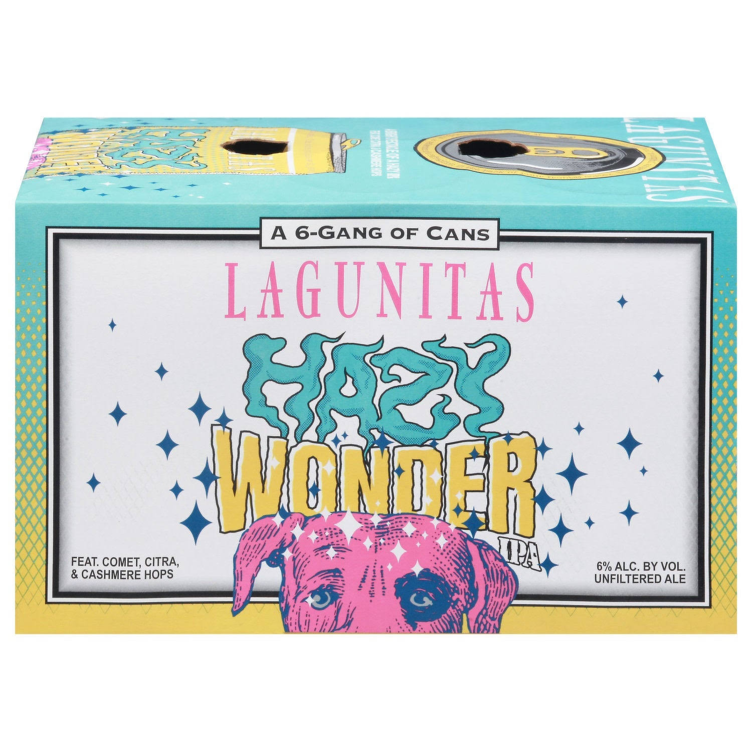 Lagunitas Beer, IPA, Hazy Wonder - 6 cans