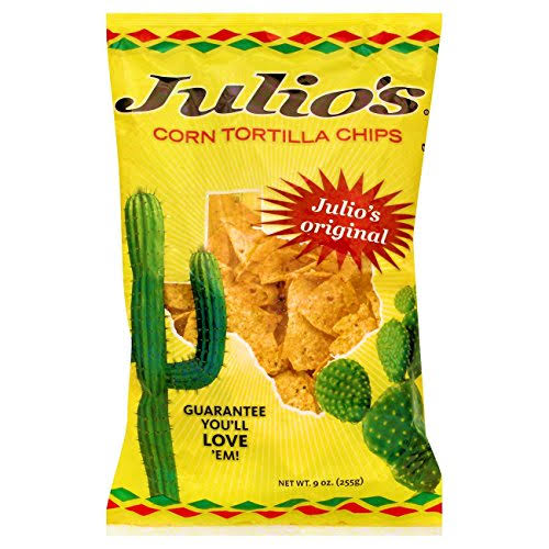 Julios Tortilla Chips Corn - 9oz