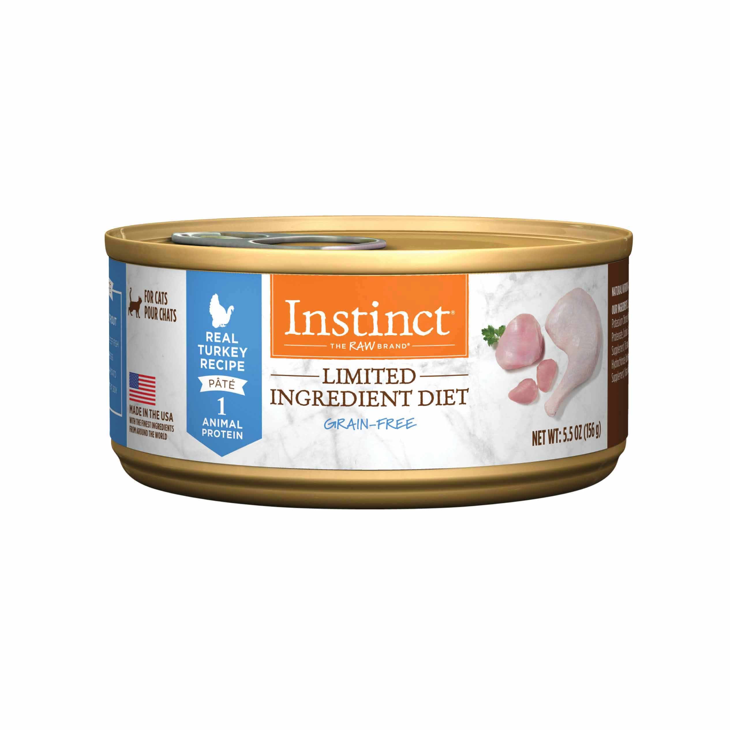 Nature's Variety Instinct Grain-Free Limited Ingredient Diet Canned Cat Food - Turkey, 5.5oz
