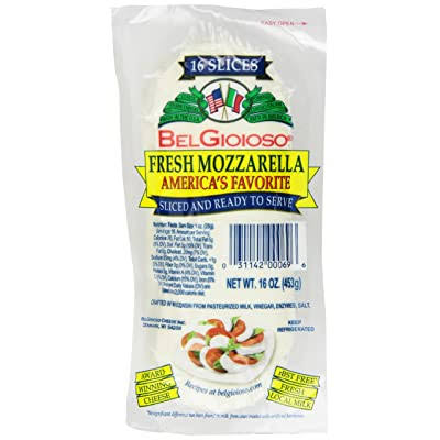BelGioioso Sliced Fresh Mozzarella - 453g