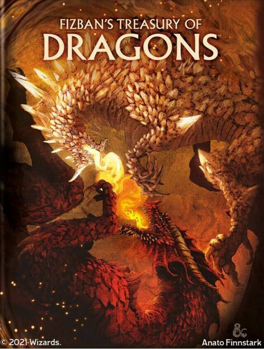 FIZBAN'S TREASURY OF DRAGONS: Dungeons & Dragons (ddn). [Book]