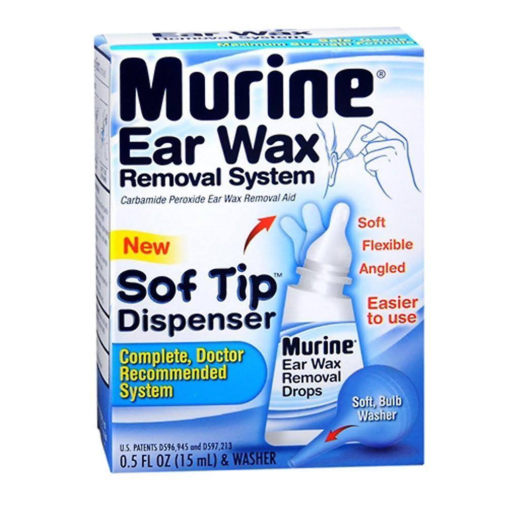 Murine Ear Wax Removal System - Syringe and 15ml Wax Removal Aid