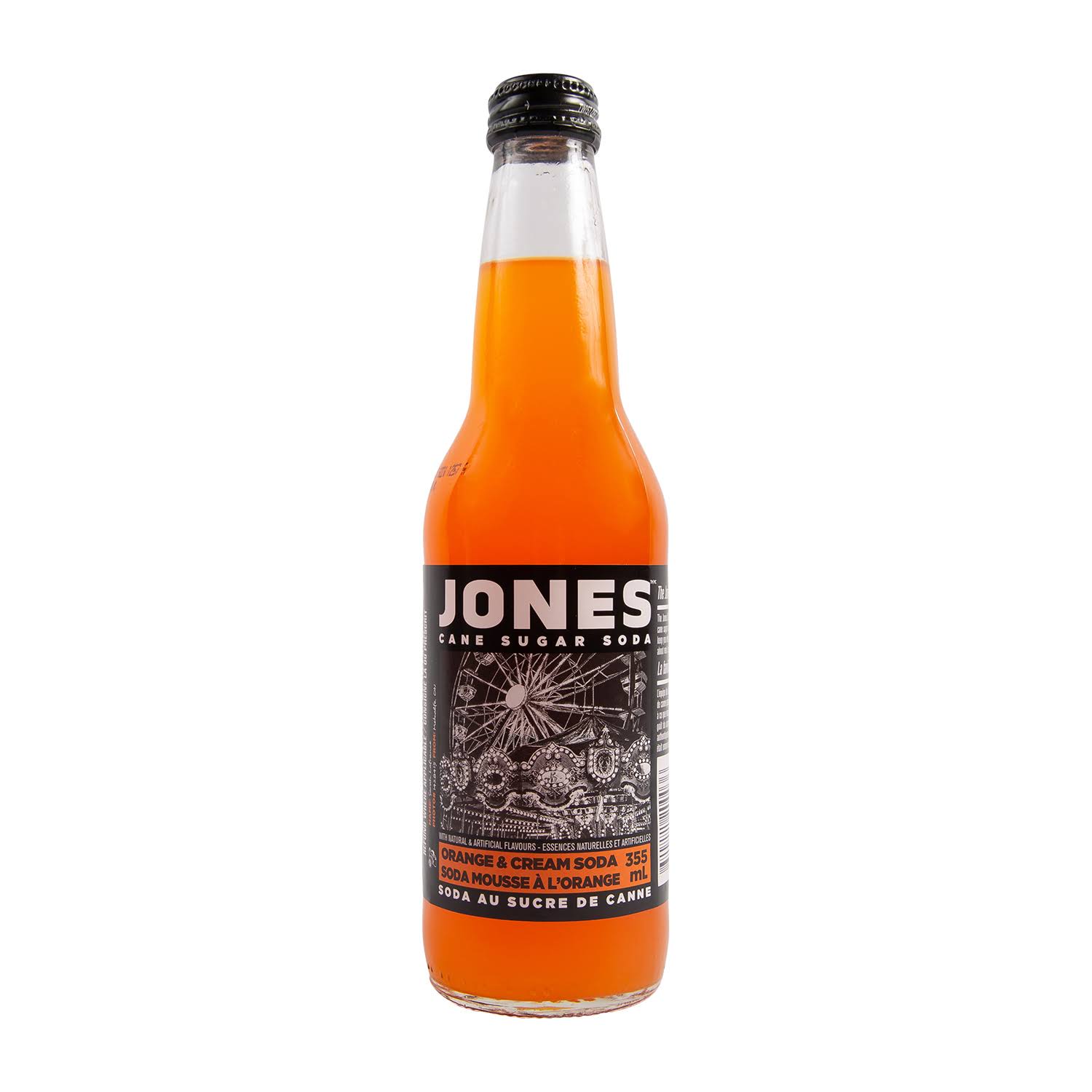 Jones - Cane Sugar Soda - Orange & Cream