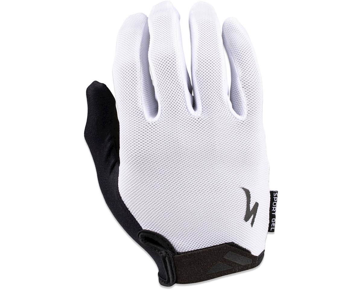Specialized Body Geometry Sport Gel Long Finger Gloves - White - Large