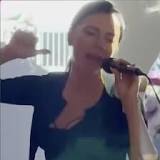 Victoria Beckham Channels Her Inner Posh as She Performs Spice Girls Karaoke on Vacation