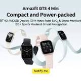 Affordable smartwatch Amazfit GTS 4 Mini will be larger than the current model