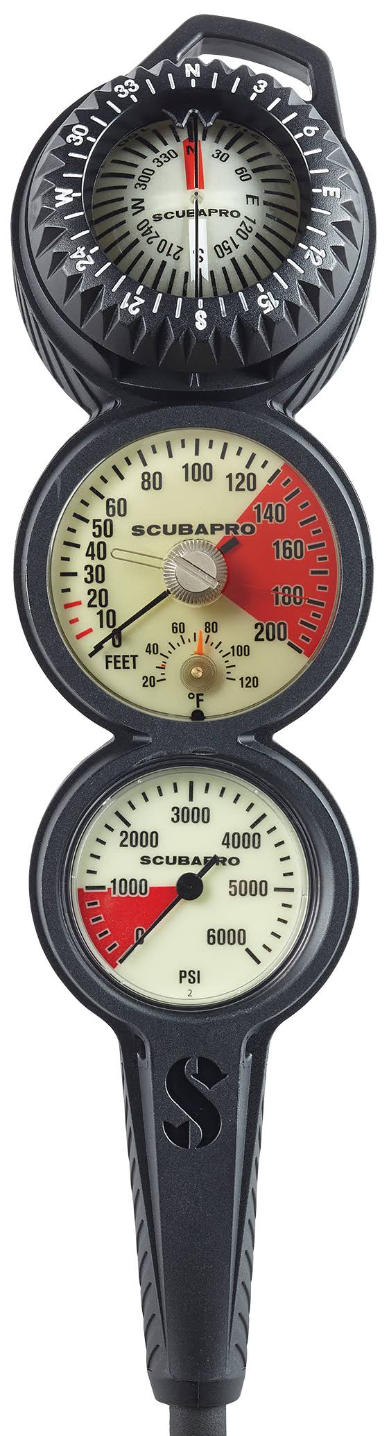 Scubapro Inline Gauge - with FS2 Compass