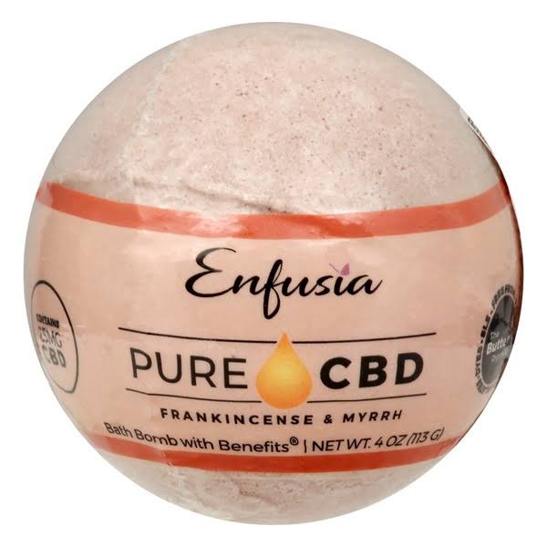 Enfusia Bath Bomb, Frankincense & Myrrh - 4 oz