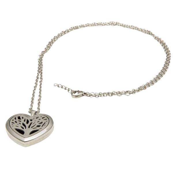 Dnr Aromatherapy Lockets Heart Tree Of Life Stainless Steel