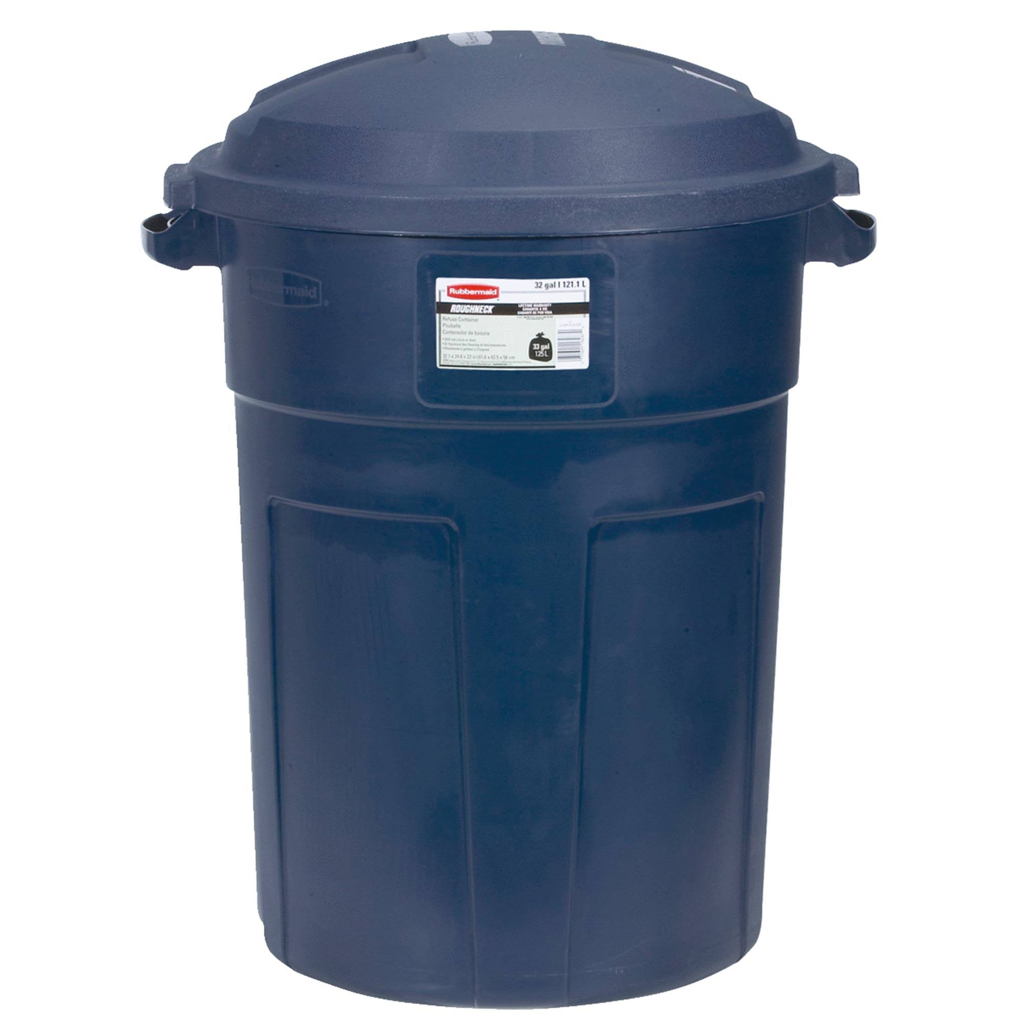 Rubbermaid Roughneck Round Refuse Trash Can