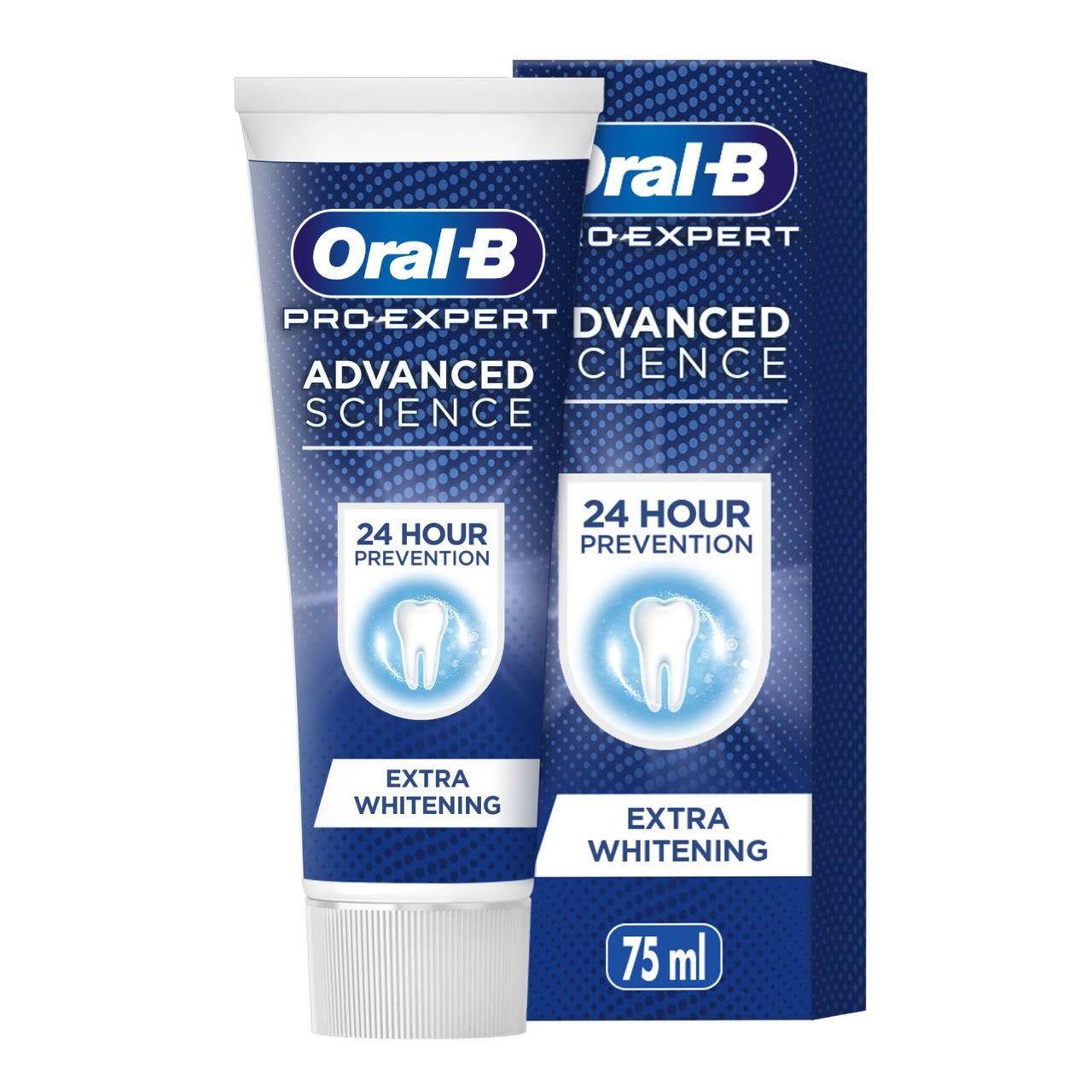 Oral B Pro Expert Advanced Science Extra White Toothpaste 75ml