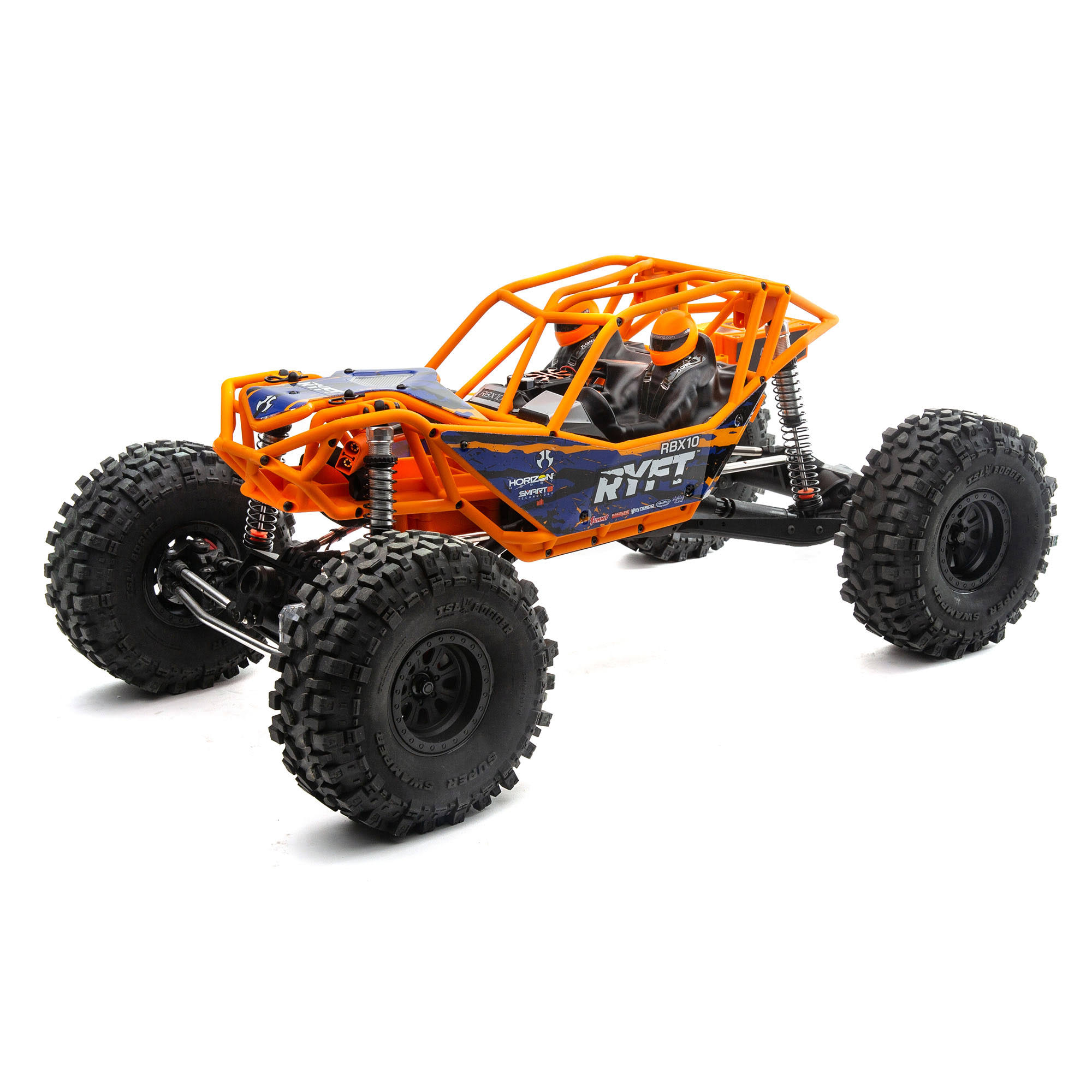 Axial 1/10 RBX10 Ryft 4WD Brushless Rock Bouncer RTR (Orange)