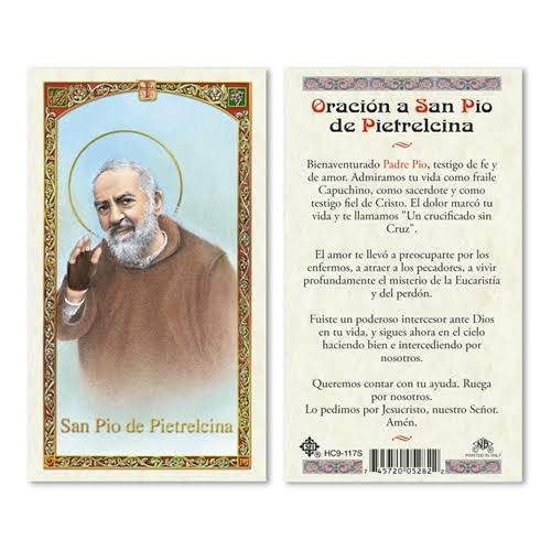 Prayer to Padre Pio - Spanish