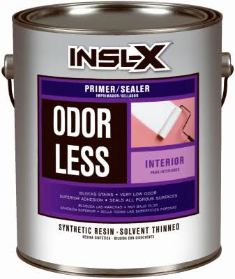 Insl X Synthetic Resin Solvent Thinned Odorless Interior Primer Sealer - White, 1 Gallon