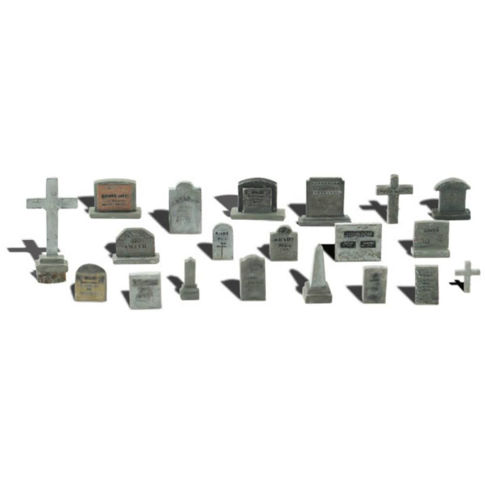 Woodland Scenics Accents Tombstones A1856 Mode Kit - HO Scale