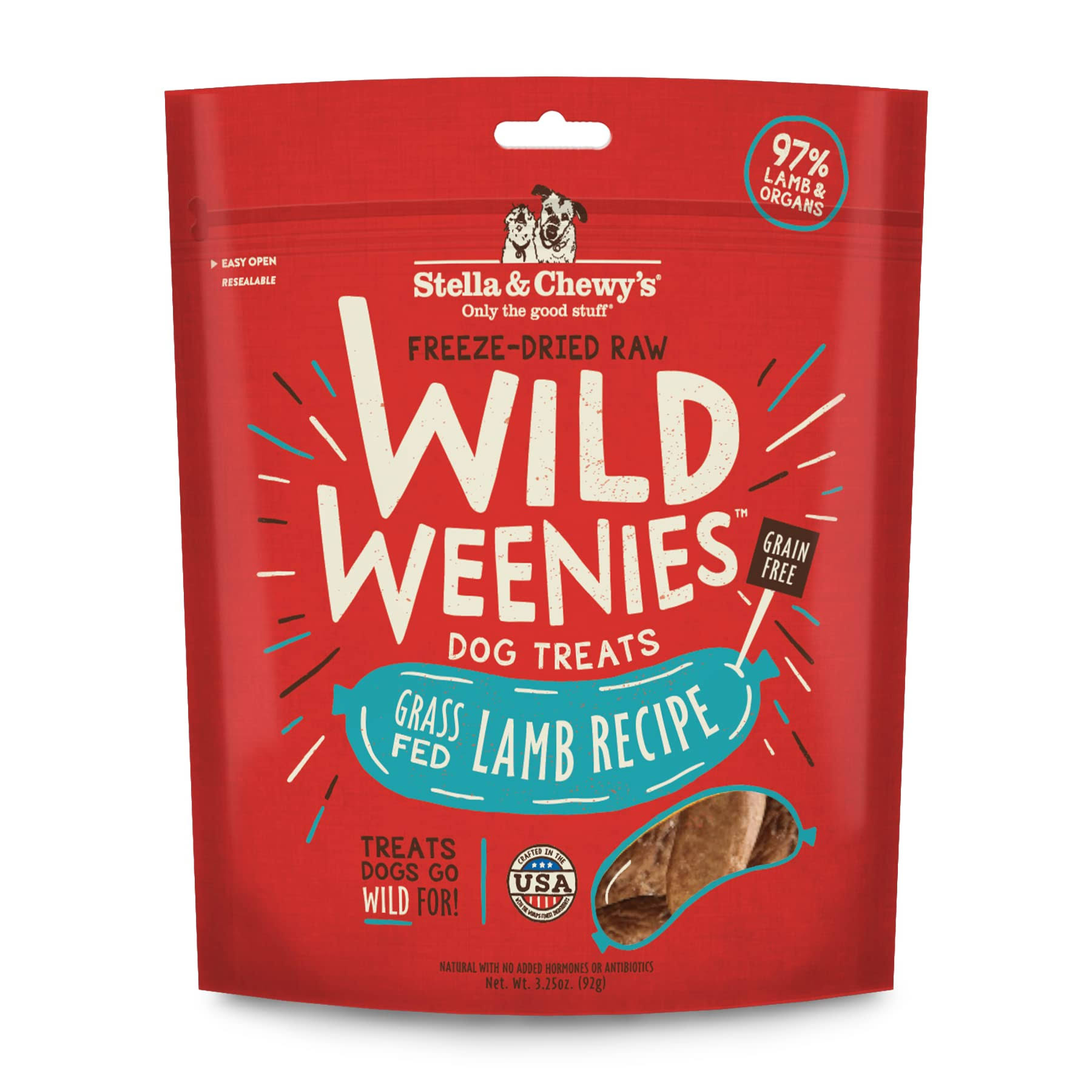 Stella & Chewy's Freeze Dried Wild Weenies Lamb Dog 3.25Oz