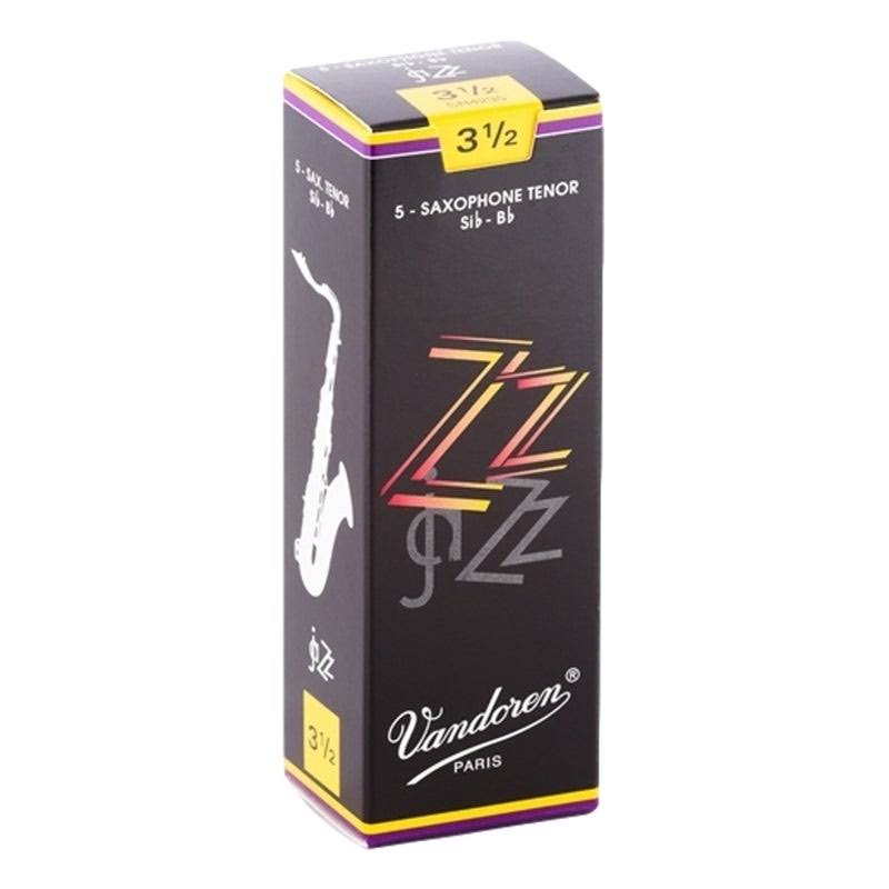 Vandoren Sr4235 ZZ Jazz Tenor Saxophone Reeds - #3.5, 5pk