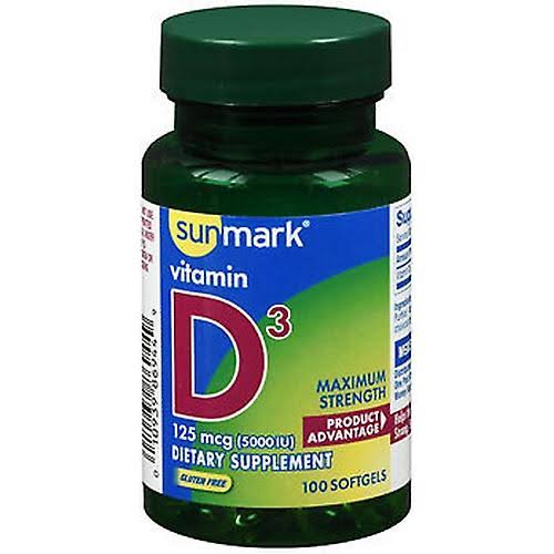 Sunmark Vitamin D3 Maximum Strength Tablets - 100 ct
