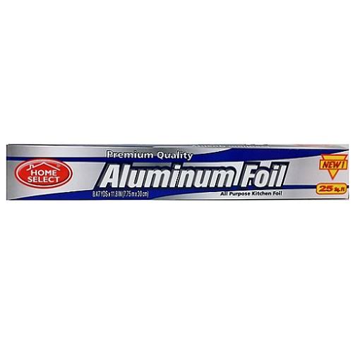 Home Select Aluminum Foil 25sq Ft Wholesale, Cheap, Discount, Bulk (Pack of 24)