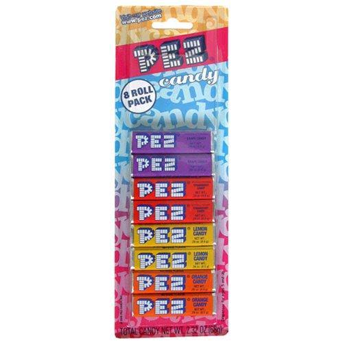 Pez Candy Refills - 68g, x8