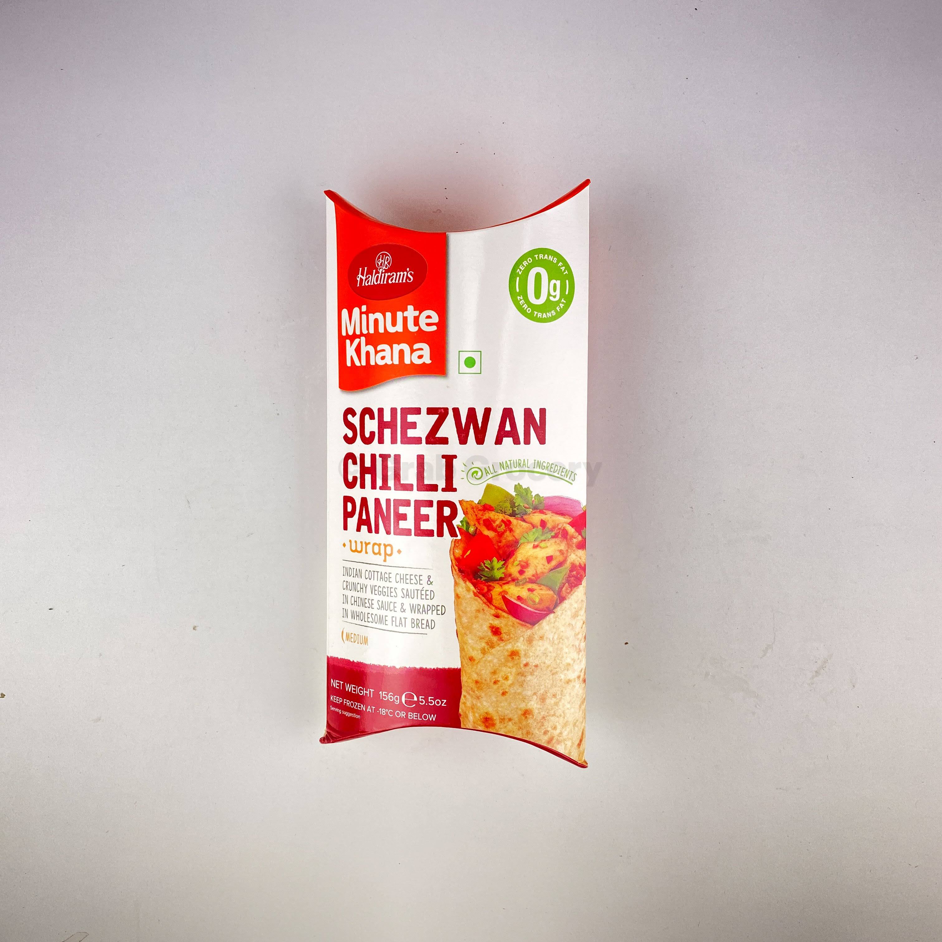 Haldiram Haldirams Schezwan Chilli Paneer Wraps - 156 Grams - Indian Bazaar - Delivered by Mercato