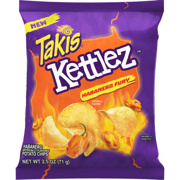 Takis Kettlez Habanero Potato Chips 2.5 oz