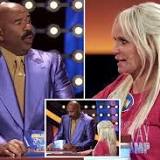 Steve Harvey Speechless Over Kristin Chenoweth's NSFW 'Celebrity Family Feud' Guess: “Welcome to Sunday Night ...