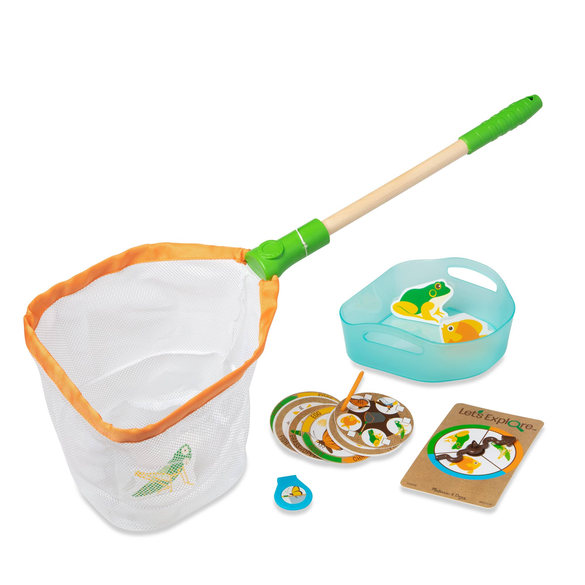 Melissa & Doug Let’s Explore Critter Net Bug and Fish Catching Play Set (14 Pieces)