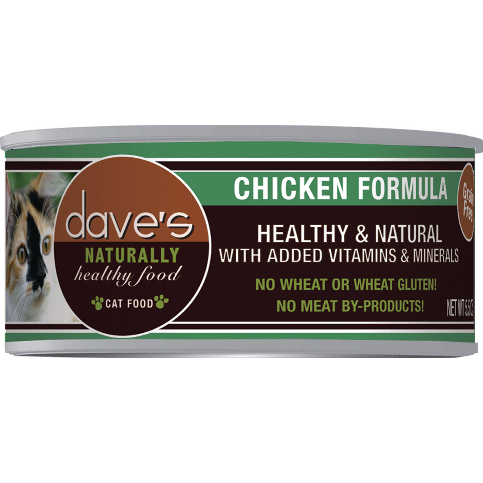 Dave's Naturally Healthy Canned Cat Food Chicken Formula - 5.5 oz